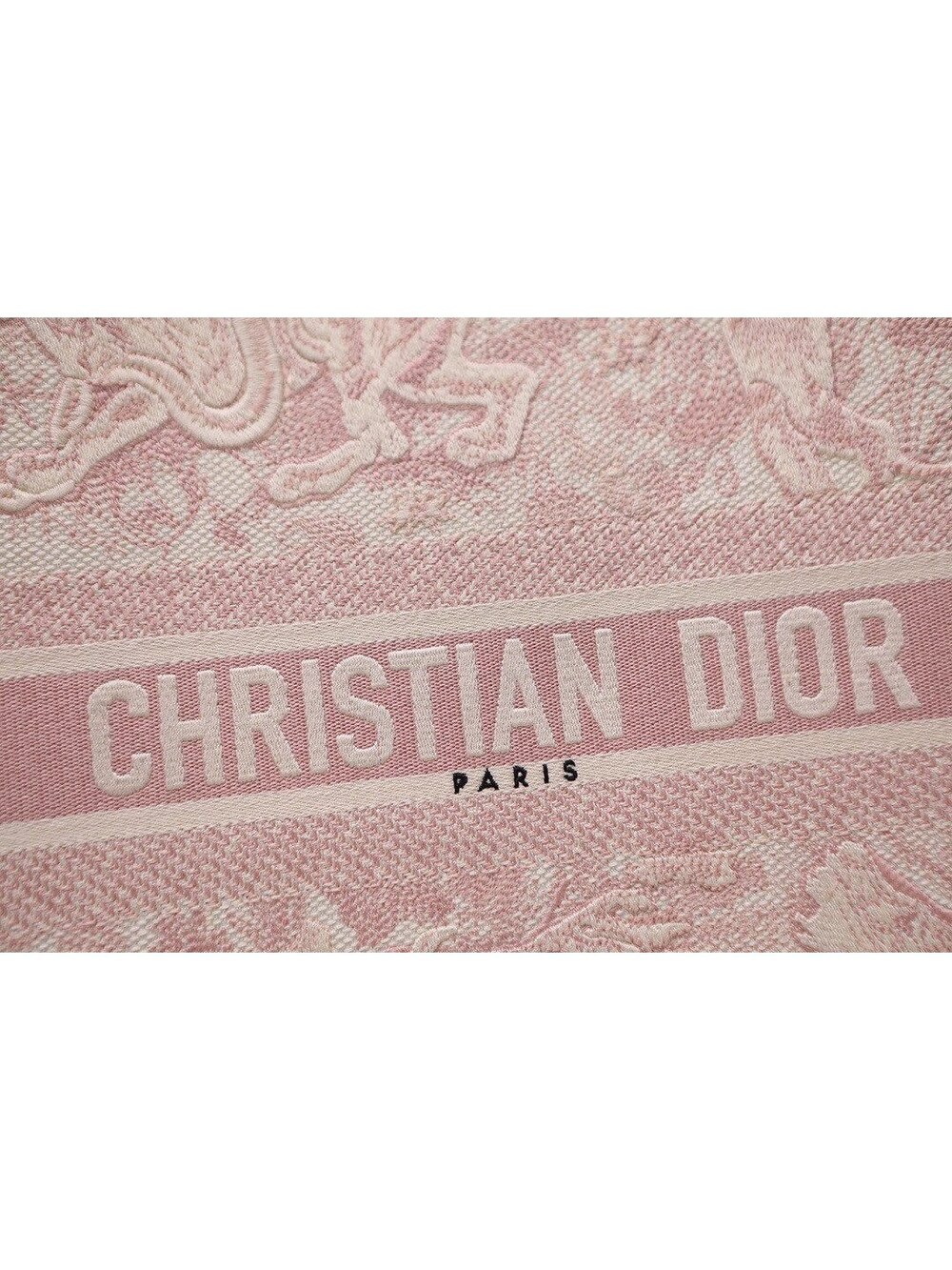 Large Dior Book Tote Bag Pink - Picture 2 of 6